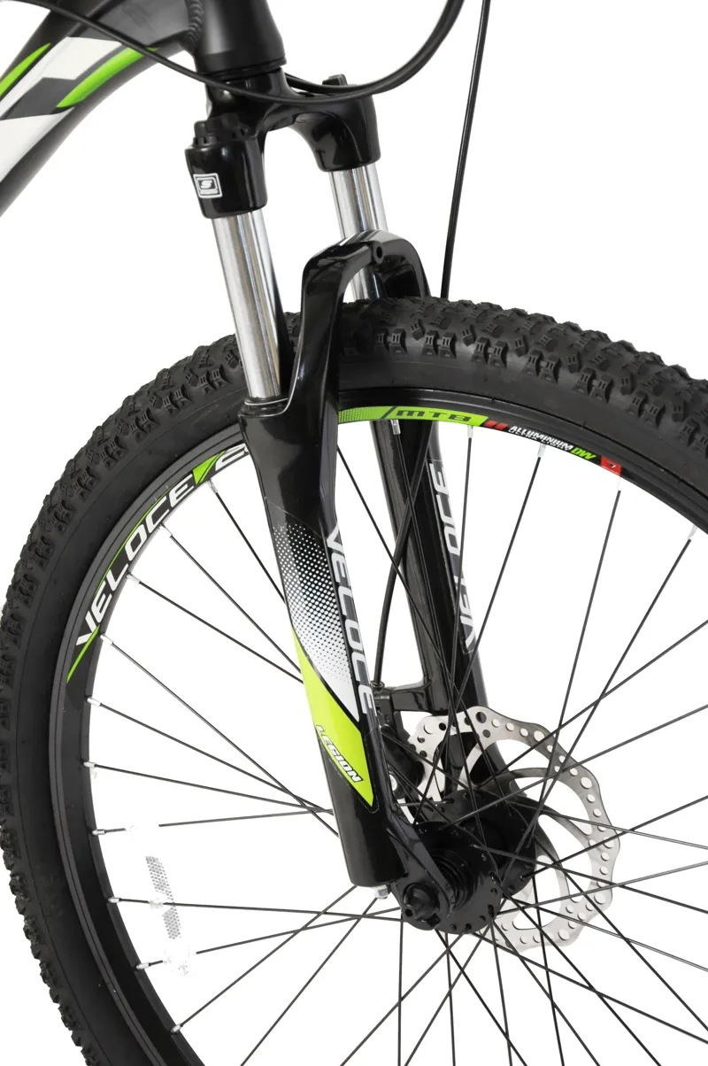 Veloce Legion Mountain Bike Black and Green-1